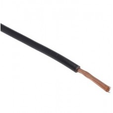  Καλώδιο NYAF 0,5mm² Μαύρο Πολύκλωνο